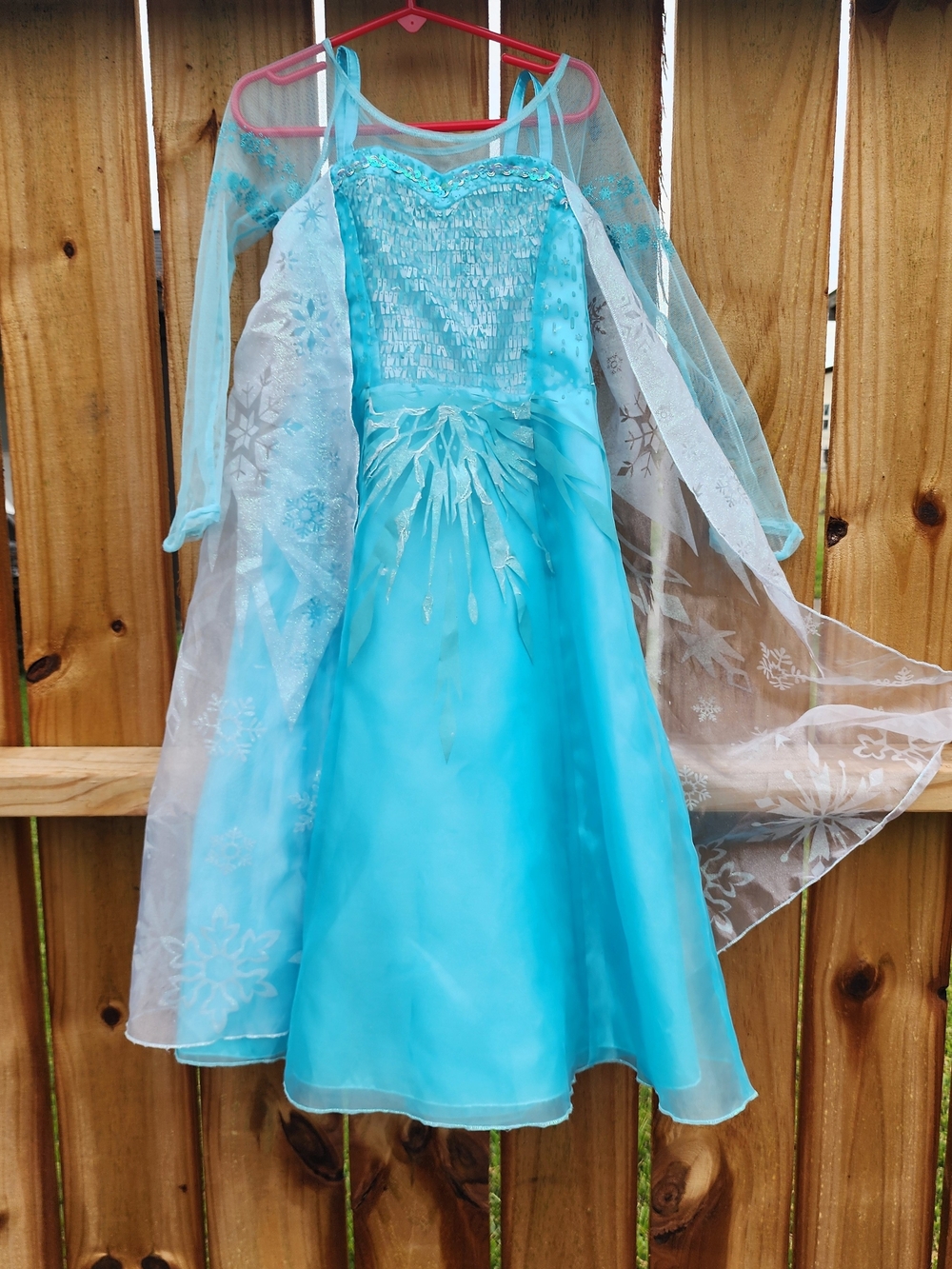 Disney Elsa 5/6t Costume Dress